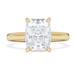 Amora 3.00ct Elongated Cushion Cut Lab Diamond Solitaire Engagement Ring in 18K Yellow Gold