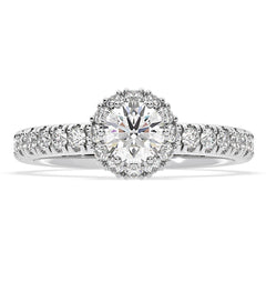 Alessandra GIA Diamond Engagement Ring Platinum 1.35CT G/VS1