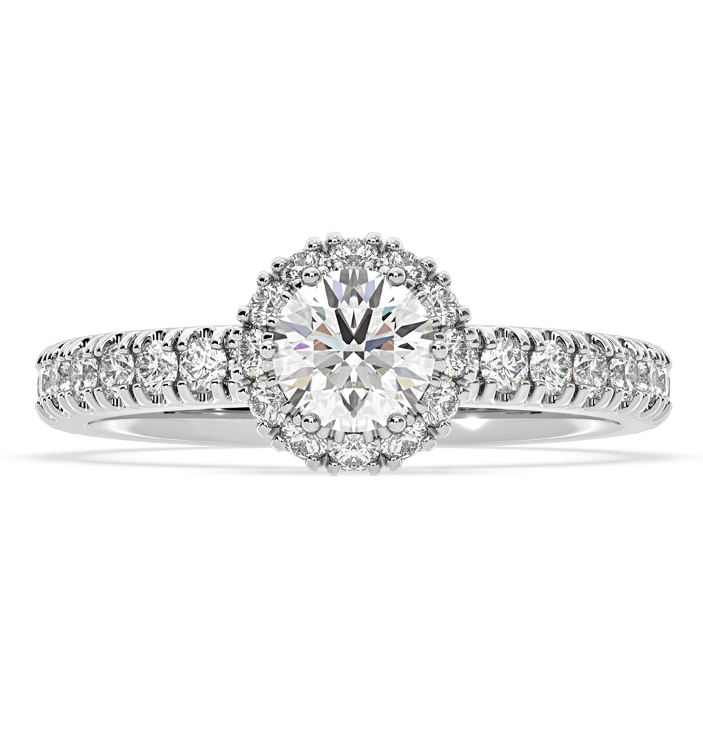 Alessandra Diamond Engagement Ring Platinum 1.10CT G/VS1