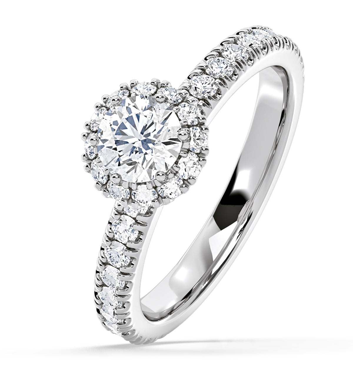 Alessandra Diamond Engagement Ring Platinum 1.10CT G/VS1