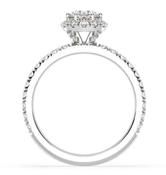 Alessandra Diamond Engagement Ring Platinum 1.10CT G/VS