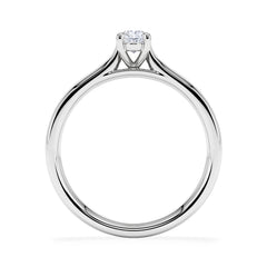 Amora Oval 0.50ct Diamond Engagement Ring G/VS1 Set in 18K White Gold