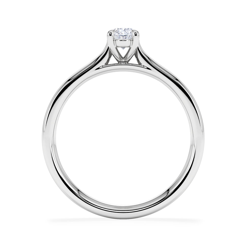 Amora Oval 0.50ct Lab Diamond Engagement Ring F/VS1 Set in Platinum