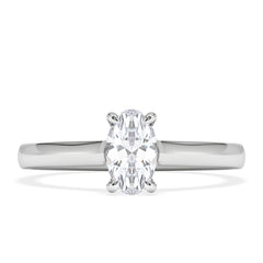 Amora Oval 0.50ct Diamond Engagement Ring G/VS1 Set in 18K White Gold