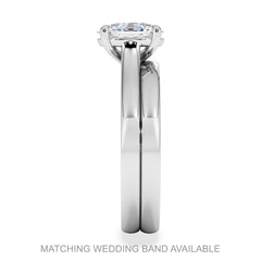 Amora Oval 1.00ct Diamond Engagement Ring G/VS Set in Platinum