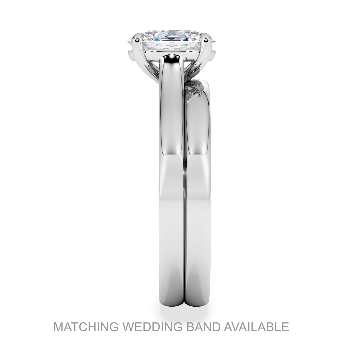 Amora Oval 1.00ct Diamond Engagement Ring G/VS1 Set in Platinum