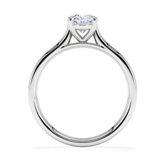 Amora Oval 1.00ct Diamond Engagement Ring G/VS Set in Platinum