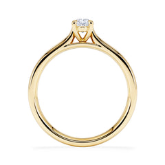 Amora Oval 0.50ct Lab Diamond Engagement Ring F/VS1 Set in 18K Gold