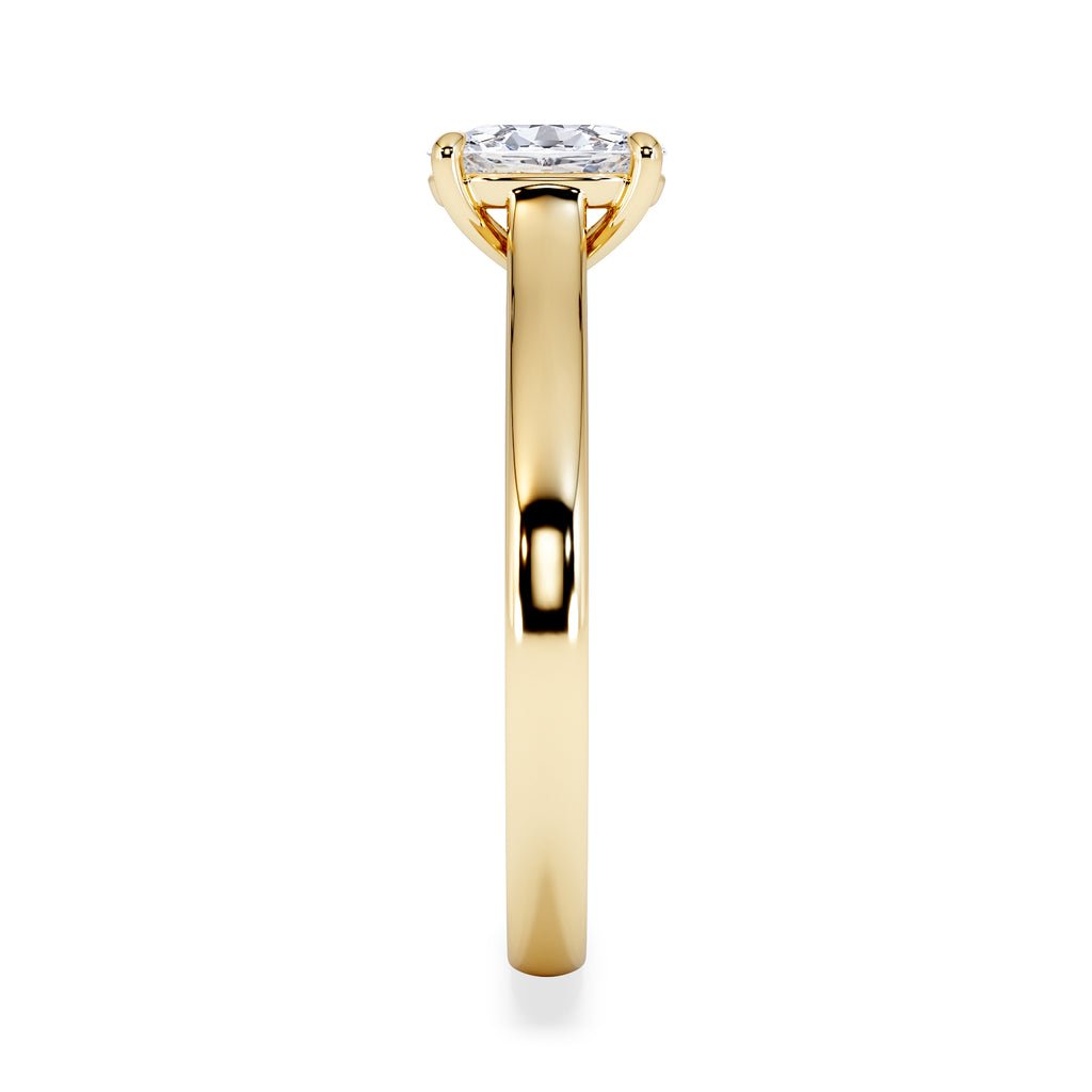 Amora Oval 0.50ct Lab Diamond Engagement Ring F/VS1 Set in 18K Gold