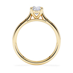 Amora Oval 1.00ct Lab Diamond Engagement Ring F/VS1 Set in 18K Gold