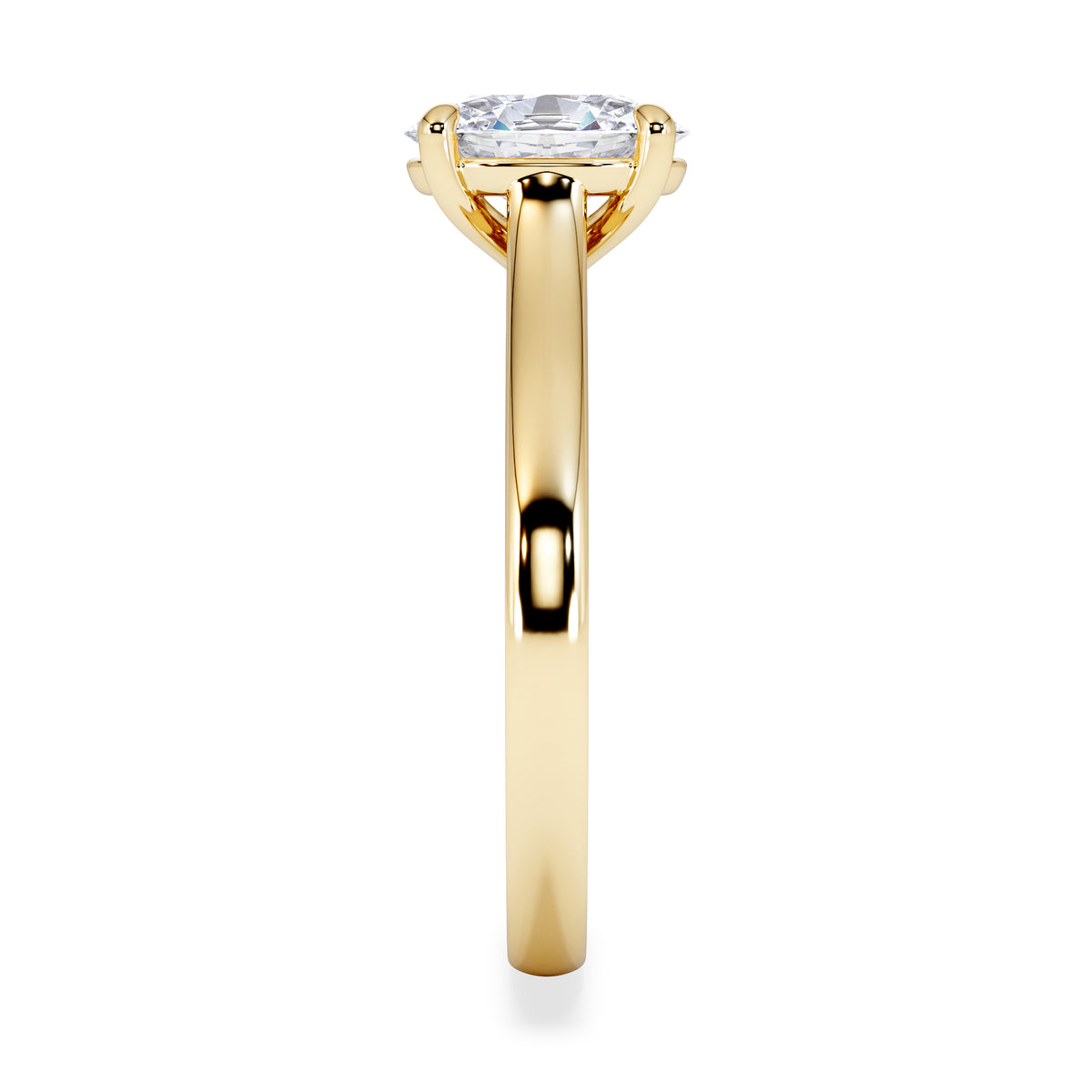 Amora Oval 1.00ct Diamond Engagement Ring G/VS1 Set in 18K Gold