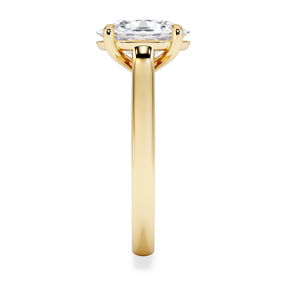 Amora Oval 2.00ct Lab Diamond Engagement Ring F/VS1 Set in 18K Gold