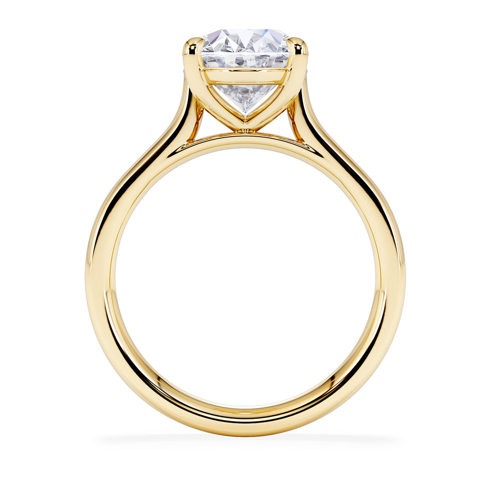 Amora Oval 3.00ct Lab Diamond Engagement Ring G/VS1 Set in 18K Gold