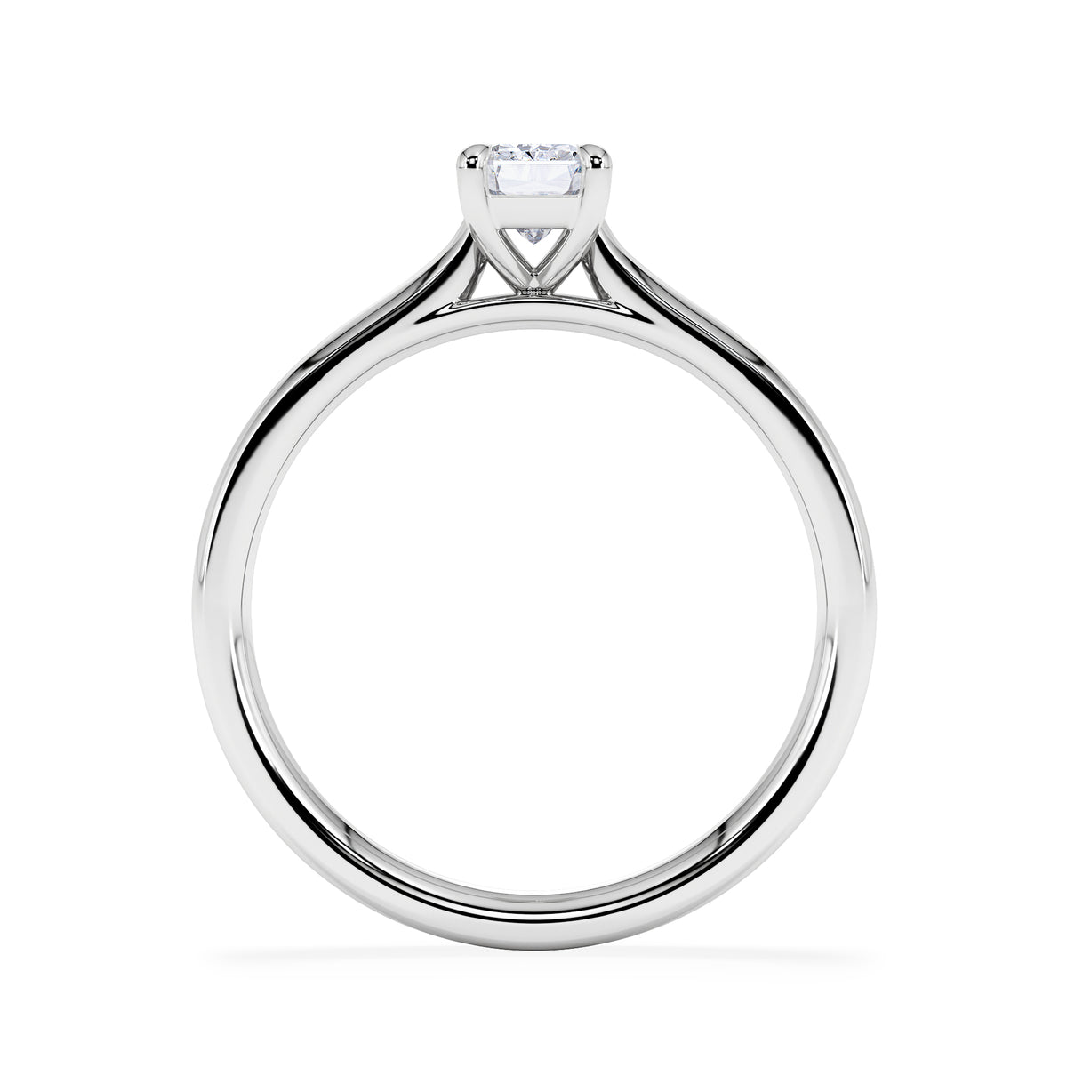 Amora Radiant 0.50ct Diamond Engagement Ring G/VS1 Set in Platinum