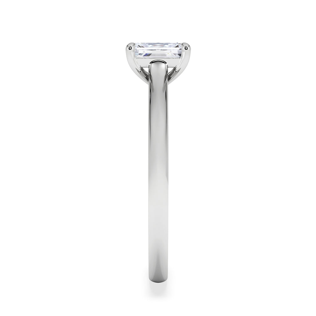 Amora Radiant 0.50ct Lab Diamond Engagement Ring F/VS1 Set in Platinum