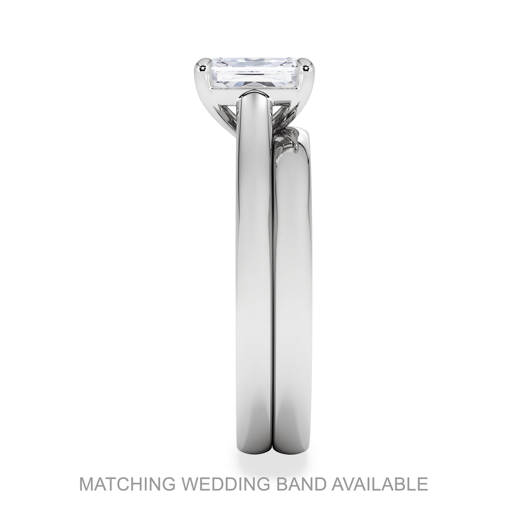 Amora Radiant 0.50ct Diamond Engagement Ring G/VS1 Set in Platinum