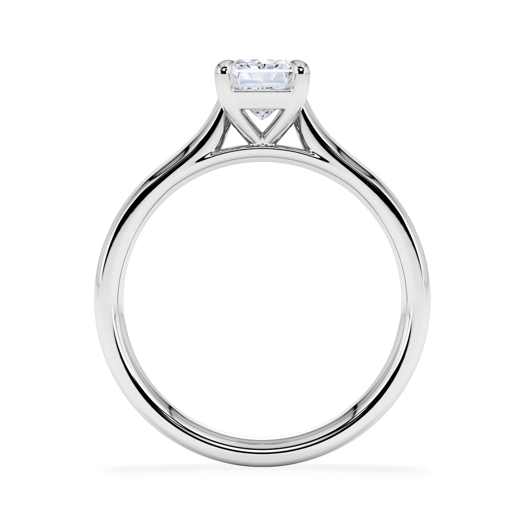 Amora Radiant 1.00ct Lab Diamond Engagement Ring F/VS1 Set in Platinum