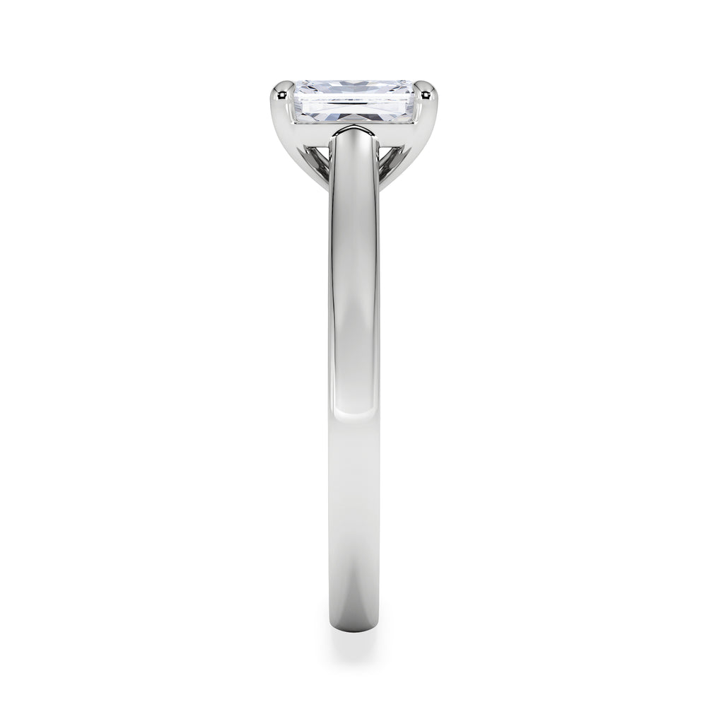 Amora Radiant 1.00ct Lab Diamond Engagement Ring F/VS1 Set in Platinum