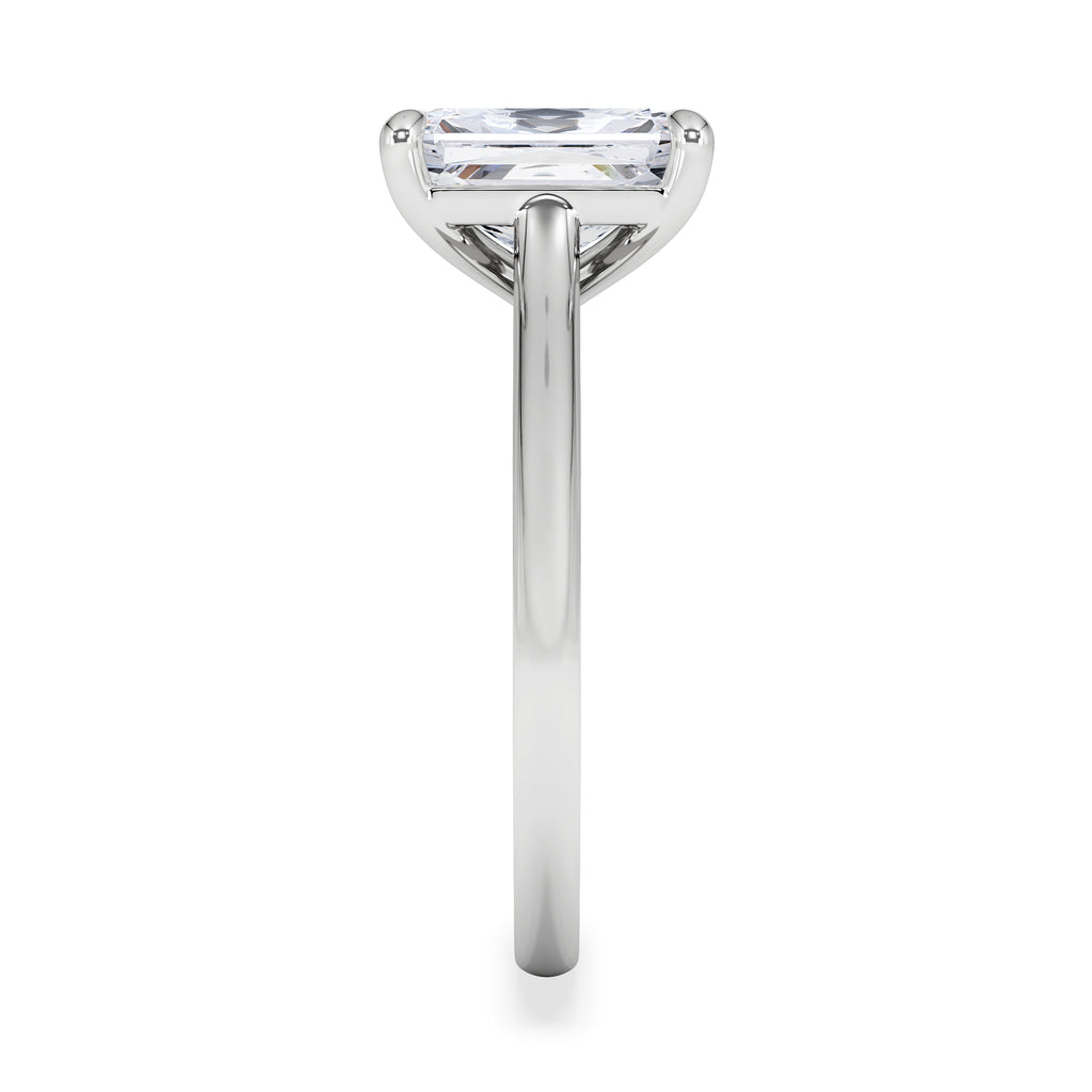 Amora Radiant 2.00ct Lab Diamond Engagement Ring F/VS1 Set in Platinum