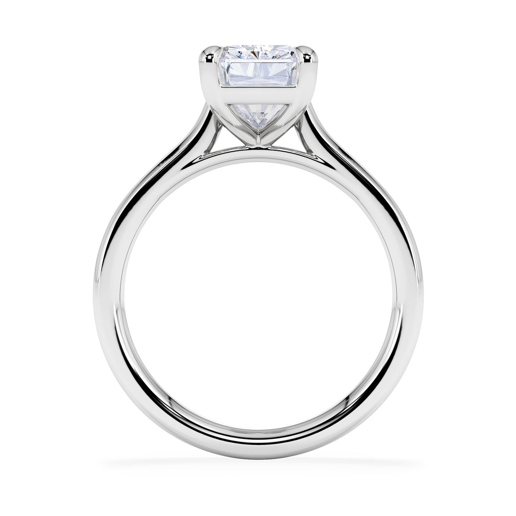 Amora Radiant 3.00ct Lab Diamond Engagement Ring G/VS1 Set in Platinum