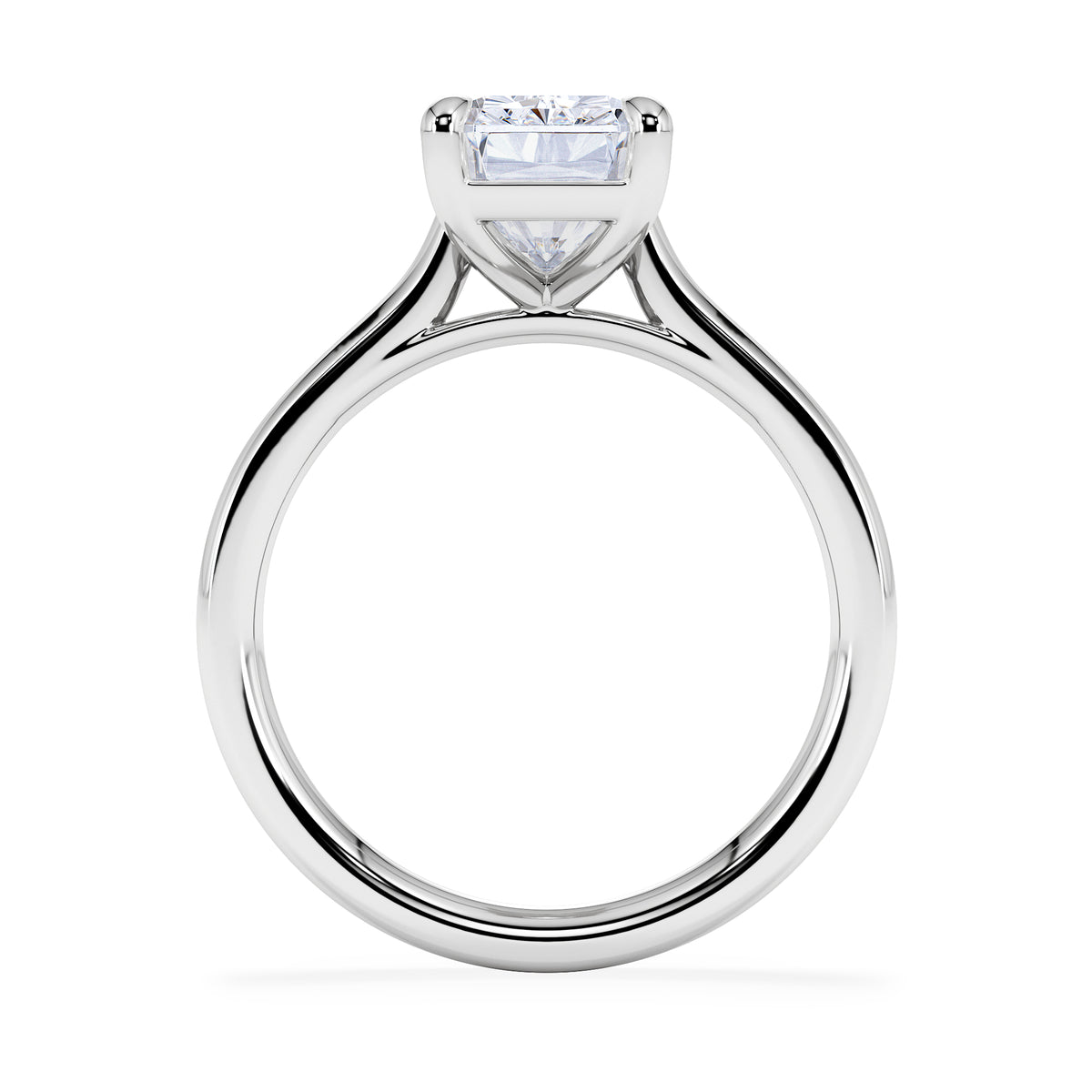Amora Radiant 3.00ct Lab Diamond Engagement Ring G/VS1 Set in Platinum