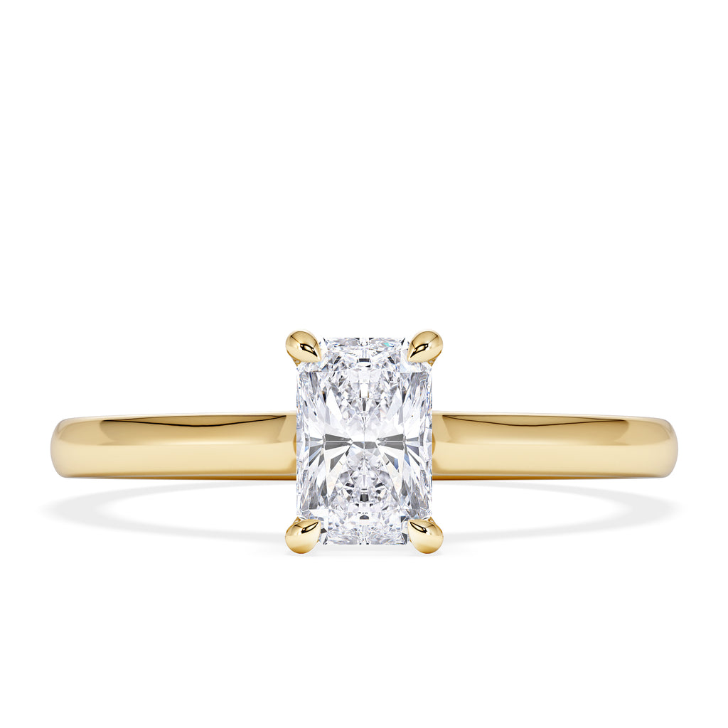 Amora Radiant 0.50ct Diamond Engagement Ring G/VS Set in 18K Gold