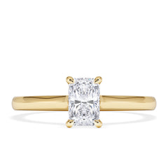 Amora Radiant 0.50ct Diamond Engagement Ring G/VS Set in 18K Gold
