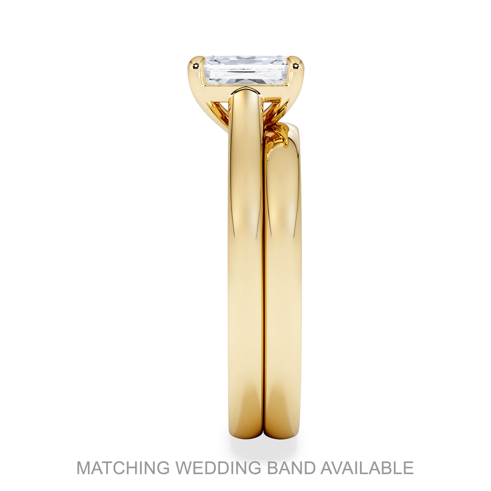 Amora Radiant 2.00ct Lab Diamond Engagement Ring F/VS1 Set in 18K Gold