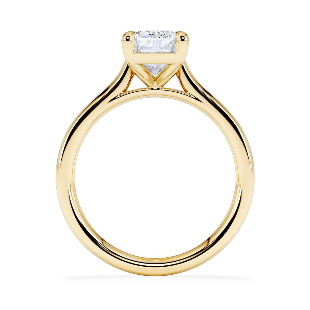 Amora Radiant 2.00ct Hidden Halo Lab Diamond Engagement Ring F/VS1 Set in 18K Gold
