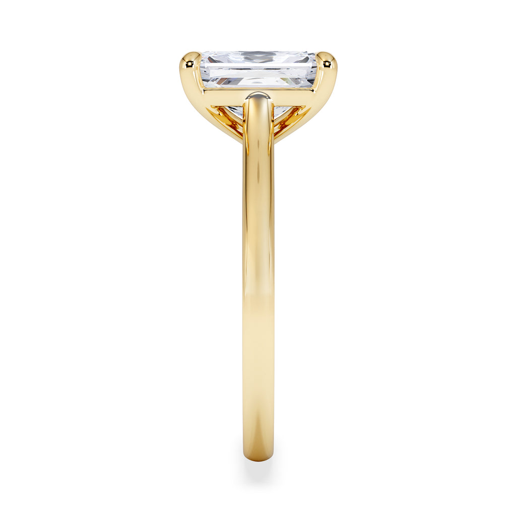 Amora Radiant 2.00ct Lab Diamond Engagement Ring F/VS1 Set in 18K Gold