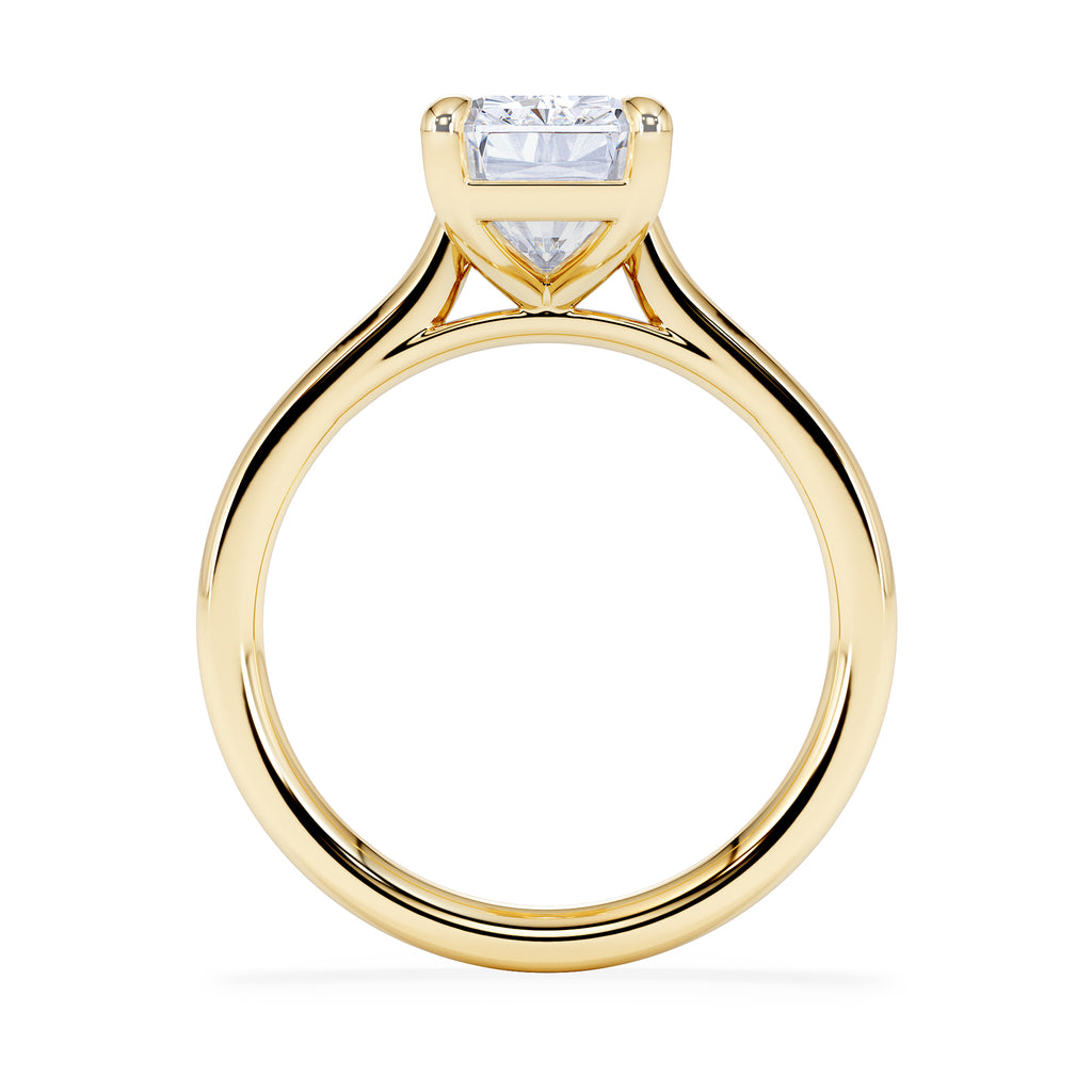 Amora Radiant 3.00ct Lab Diamond Engagement Ring G/VS1 Set in 18K Gold
