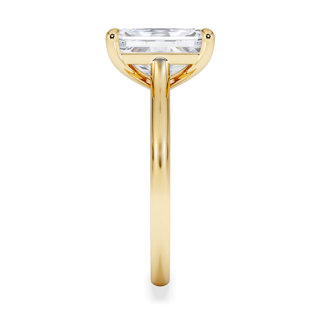 Amora Radiant 3.00ct Lab Diamond Engagement Ring G/VS1 Set in 18K Gold