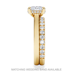 Amora Oval 1.00ct Hidden Halo Diamond Engagement Ring G/VS Set in 18K Gold