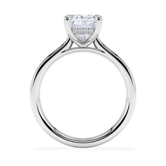 Amora Radiant 3.00ct Hidden Halo Lab Diamond Engagement Ring G/VS1 Set in Platinum