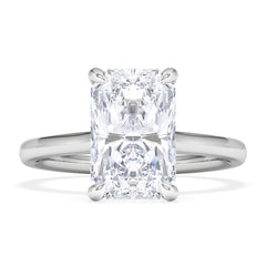 Amora Radiant 3.00ct Hidden Halo Lab Diamond Engagement Ring G/VS1 Set in Platinum