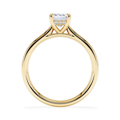 Amora Radiant 1.00ct Hidden Halo Diamond Engagement Ring G/VS Set in 18K Gold
