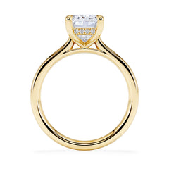 Amora Radiant 3.00ct Hidden Halo Lab Diamond Engagement Ring G/VS1 Set in 18K Gold