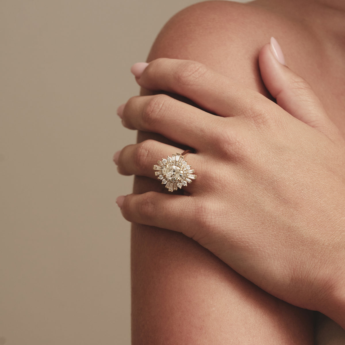 The Radiance Lab Diamond Ring 3.35ct H/SI Set in 18K Gold