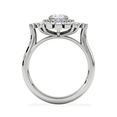 The Radiance Lab Diamond Ring 2.00ct H/SI Set in 9K White Gold