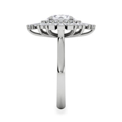 The Radiance Lab Diamond Ring 2.00ct H/SI Set in 9K White Gold