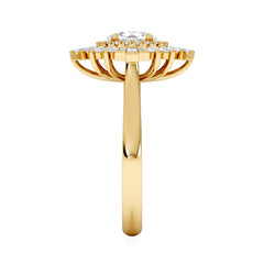 The Radiance Lab Diamond Ring 1.08ct H/SI Set in 9K Gold