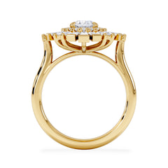 The Radiance Lab Diamond Ring 2.00ct H/SI Set in 9K Gold