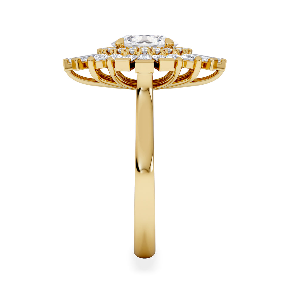 The Radiance Lab Diamond Ring 2.00ct H/SI SetI in 9K Gold