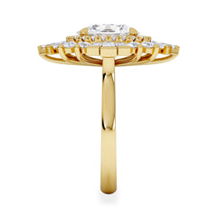 The Radiance Lab Diamond Ring 3.35ct H/SI Set in 18K Gold