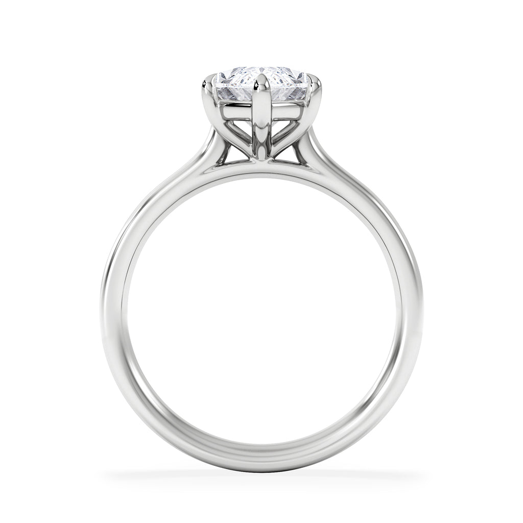 Amora Marquise 2.00ct Lab Diamond Engagement Ring F/VS Set in Platinum