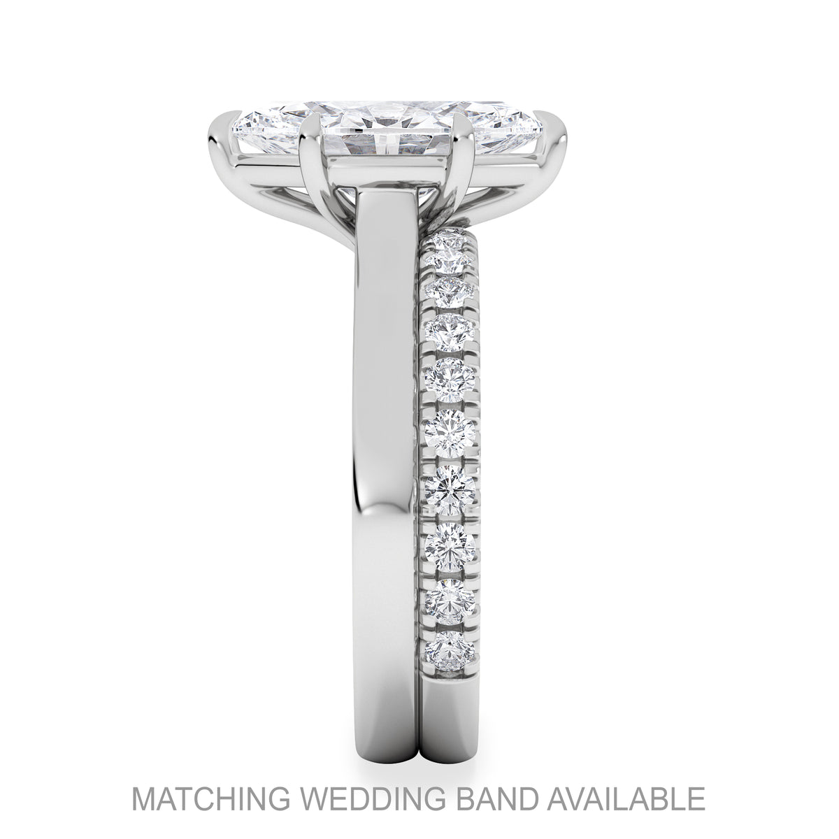 Amora Marquise 2.00ct Lab Diamond Engagement Ring F/VS Set in 18K White Gold