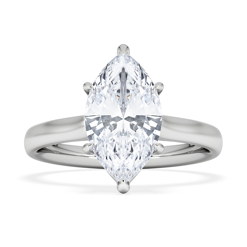 Amora Marquise 2.00ct Lab Diamond Engagement Ring F/VS Set in Platinum