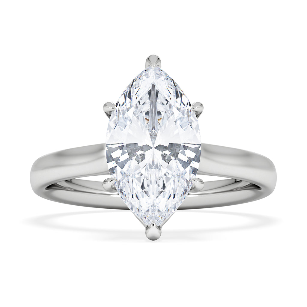 Amora Marquise 2.00ct Lab Diamond Engagement Ring F/VS Set in Platinum