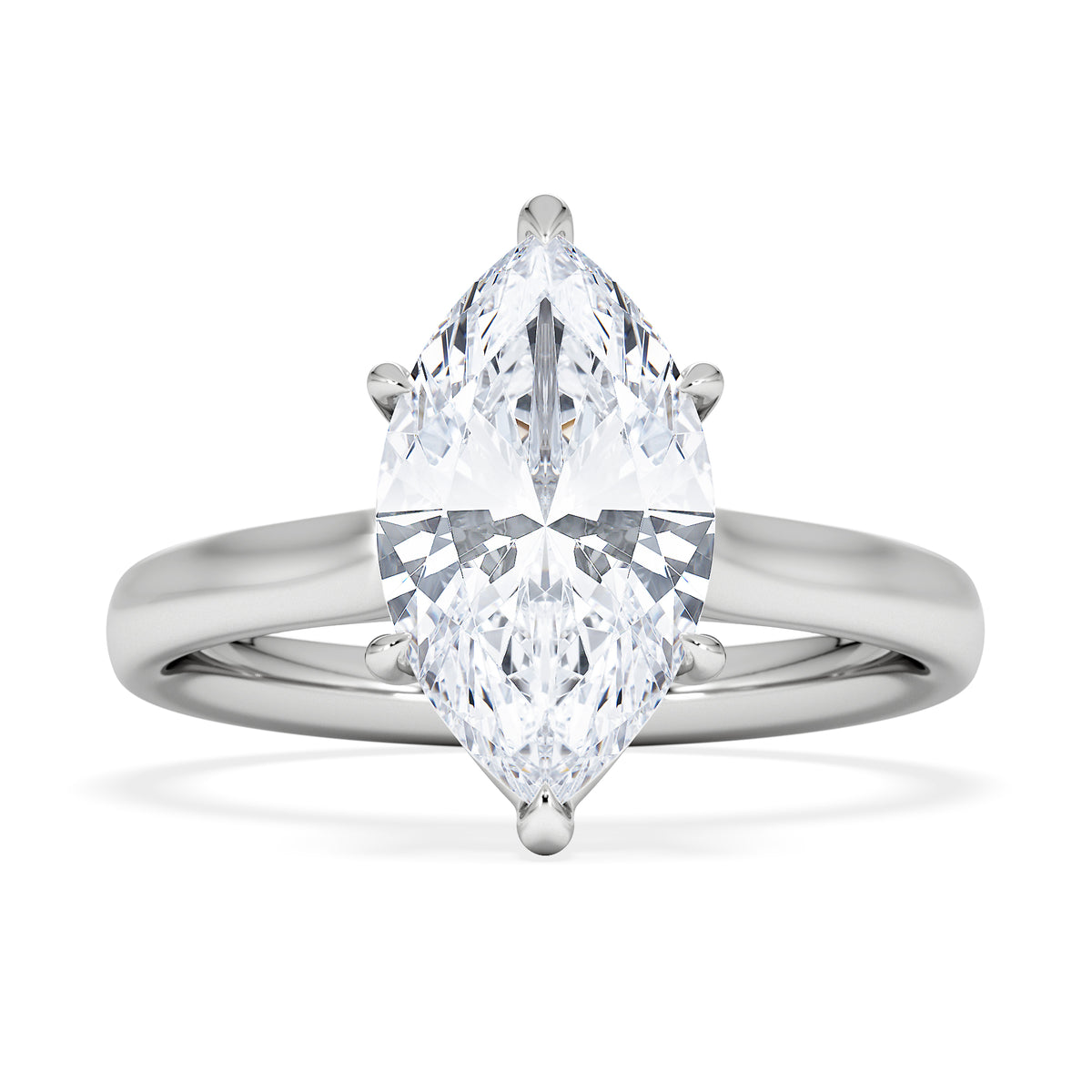 Amora Marquise 2.00ct Lab Diamond Engagement Ring F/VS Set in Platinum