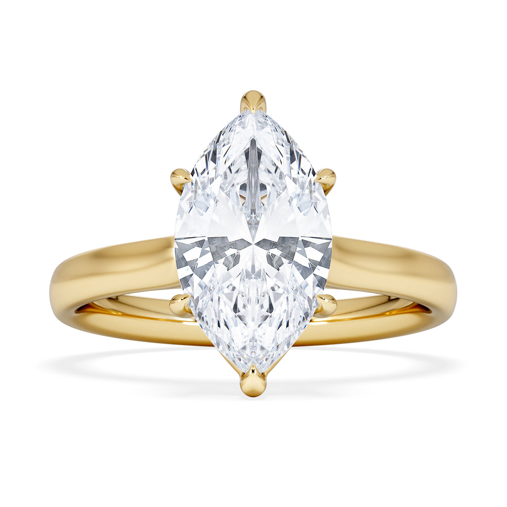 Amora Marquise 2.00ct Lab Diamond Engagement Ring F/VS Set in 18K Gold